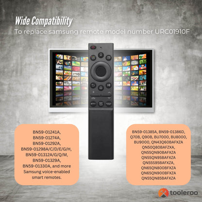 Tooleroo Smart TV Remote Control - Replacement For Samsung Voice BN59-01357F