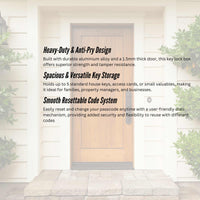 Tooleroo Wall Mount Key Lock Box – 4-Digit Safe Weatherproof Secure Storage