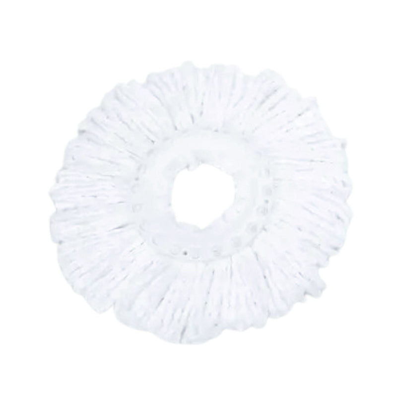 Kitchee Microfibre Mop Head Replacement for Kitchee Spin Mop - White Round