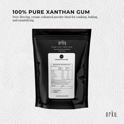 Orku 400g Xanthan Gum Thickener Pure Fine Powder 200 Mesh FCC E415 Food Additive