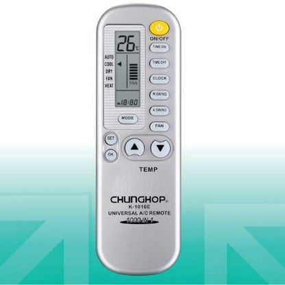 Chunghop Air Conditioner AC Remote Control Compatible with FUJITSU and More