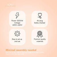 Free Standing Hair Dryer Hood Bonnet Hairdryer Height Adjustable Salon Equipment