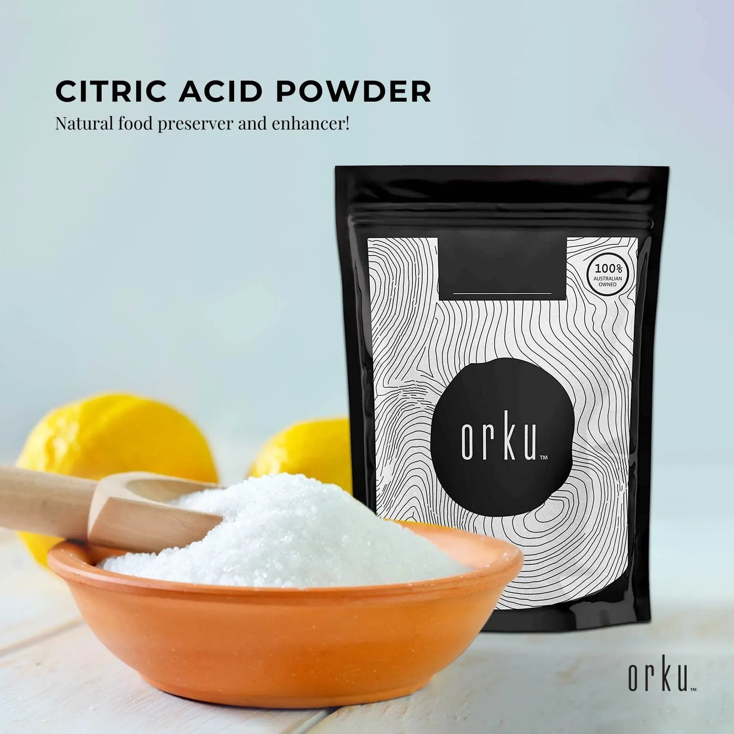 100g Citric Acid Powder - Food Grade Anhydrous GMO Free Preservative c6h807