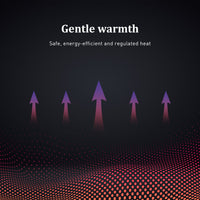 Laura Hill Heated Electric Blanket Double Size Fitted Fleece Underlay Winter Throw - White