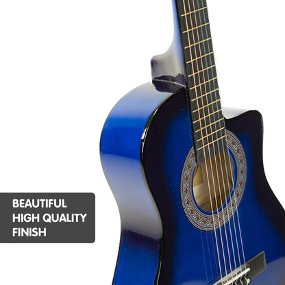 Karrera Childrens Acoustic Guitar Kids - Blue