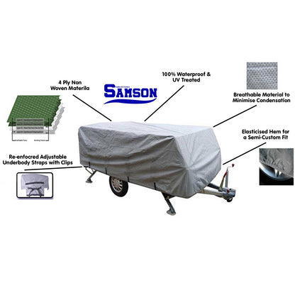 Samson Heavy Duty Trailer Camper Cover 10-12ft