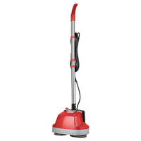Klika Hauskeeper 5 in 1 Electric 240V Floor Polisher w/ 6M Power Cable Timber Hard Waxer Buffer Cleaner Red