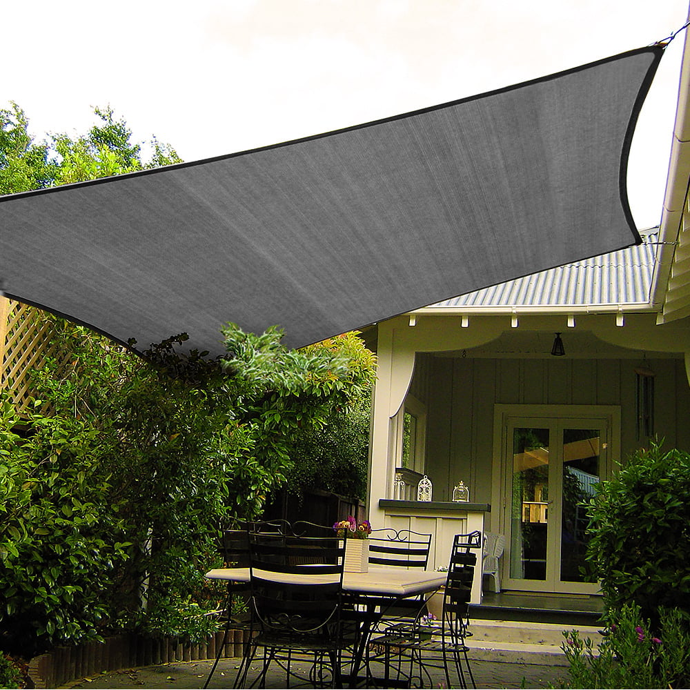 Wallaroo Rectangular Shade Sail 3m x 5m -Grey