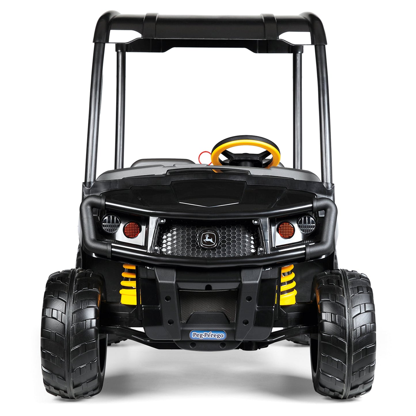 John Deere Midnight Black Gator XUV Kids Ride On Car Dual Seat 12V Battery