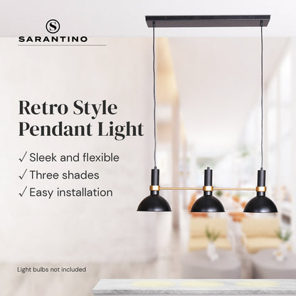 Sarantino 3-Light Hanging Pendant Lamp