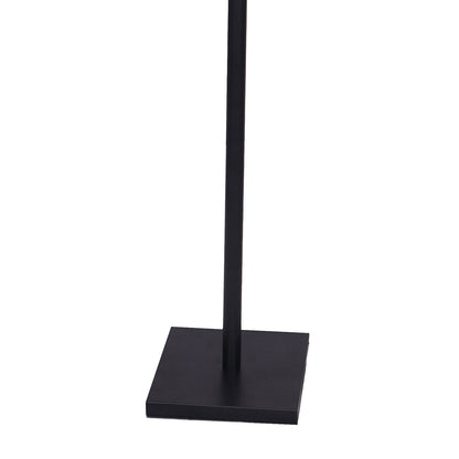 Sarantino LED Metal Floor Lamp with 2 Lights in Brushed Gold and Black Finish