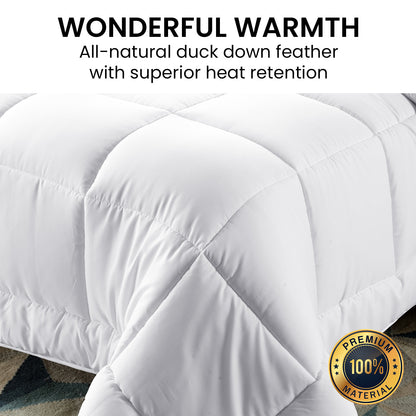 Laura Hill 700GSM Duck Down Feather Quilt Duvet Doona - Super King