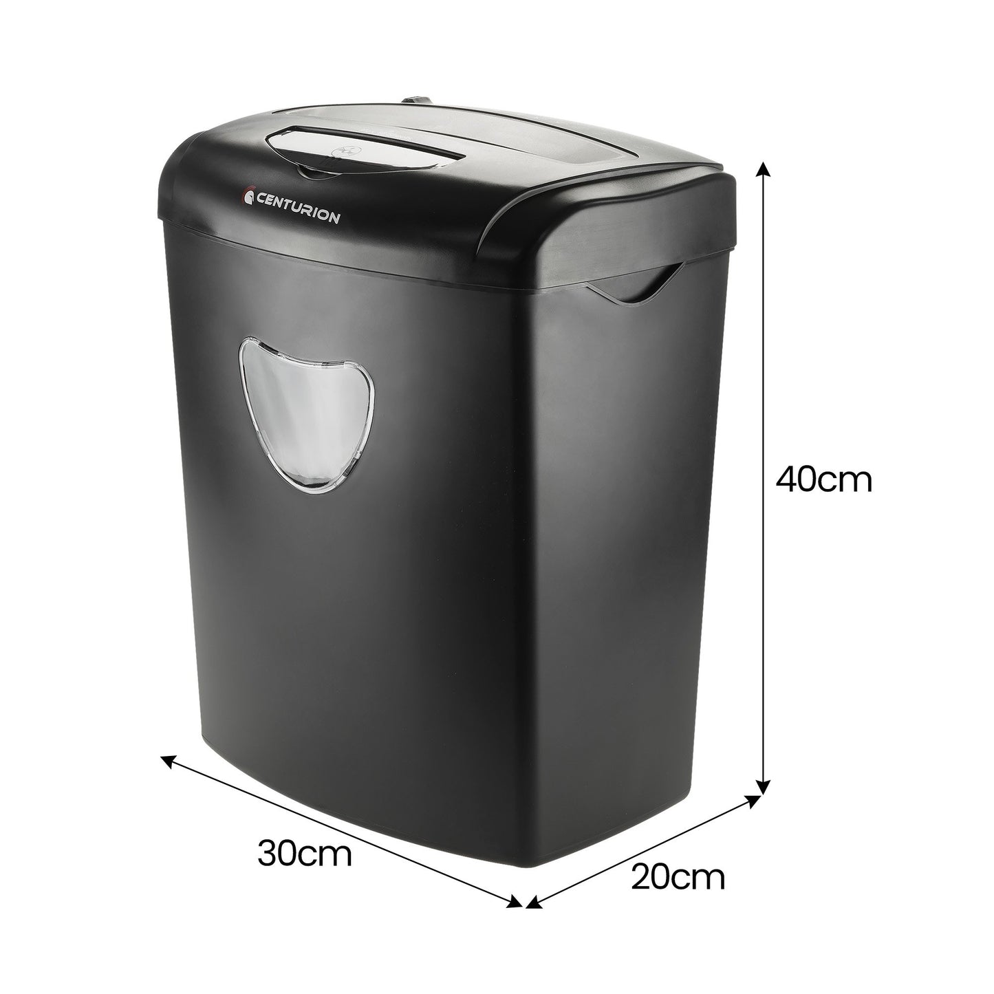 Centurion 21L Cross-Cut Office Shredder 10-Sheet Paper, CD & Credit Card Security