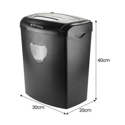 Centurion 21L Cross-Cut Office Shredder 10-Sheet Paper, CD & Credit Card Security