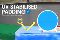 Kahuna 6ft Trampoline Replacement Pad Round - Rainbow