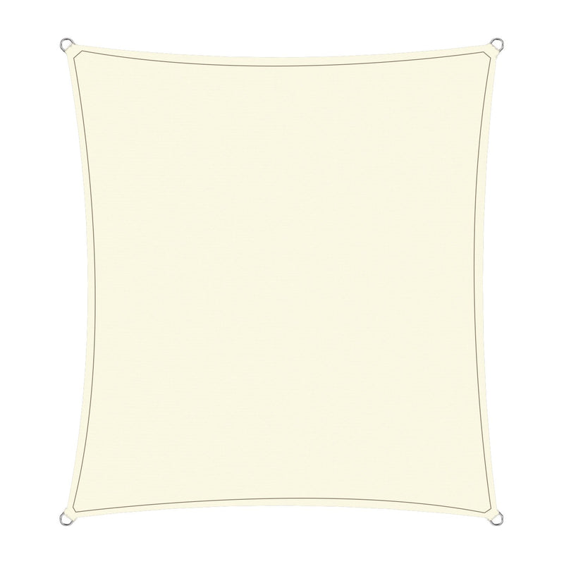 Wallaroo Waterproof Outdoor Shade Sail Canopy Sun Cloth  Square 4x4M