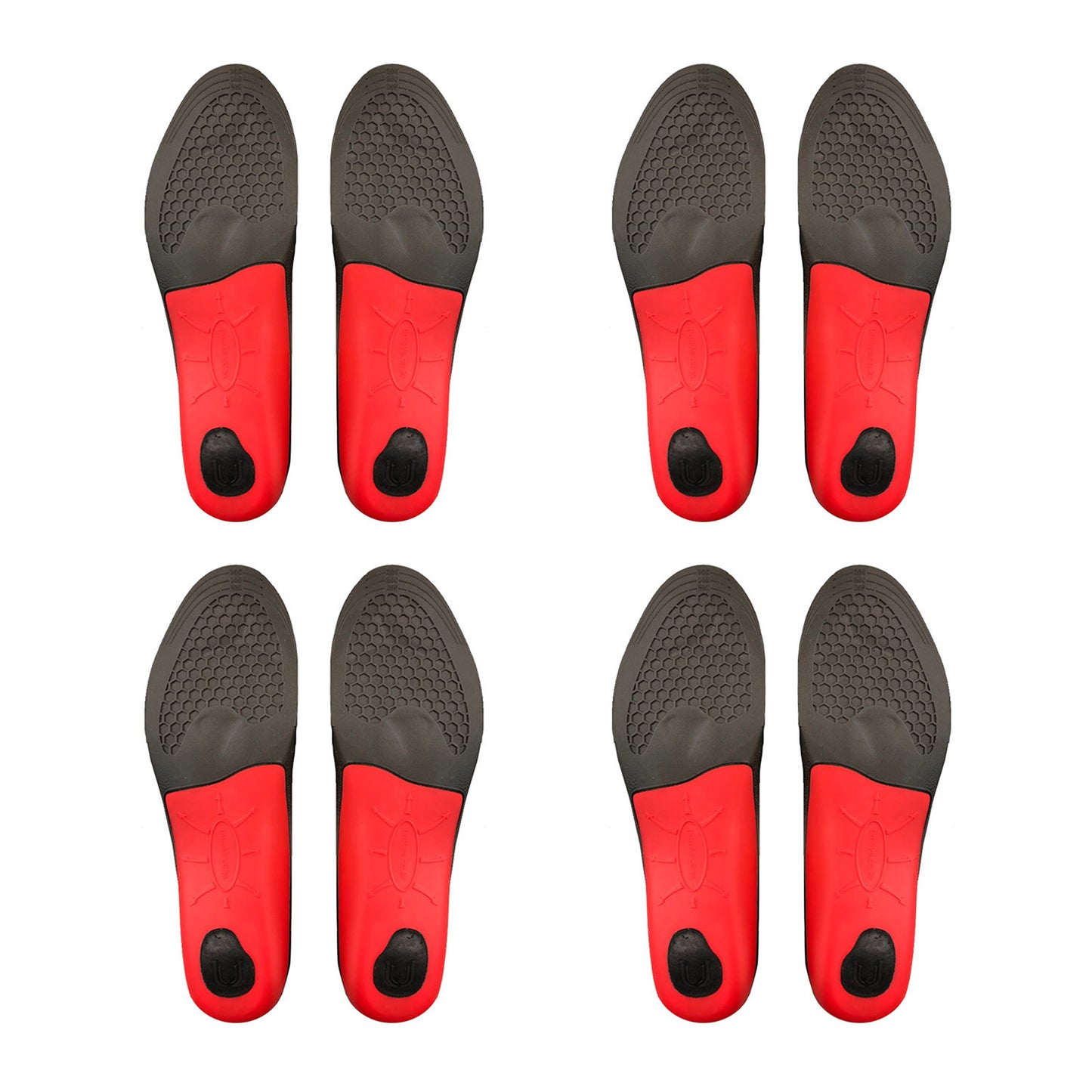 4X Pair Full Whole Insoles Shoe Inserts M Size Arch Support Foot Pads