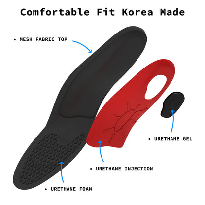 Full Whole Insoles Shoe Inserts S Size Arch Support Foot Pads