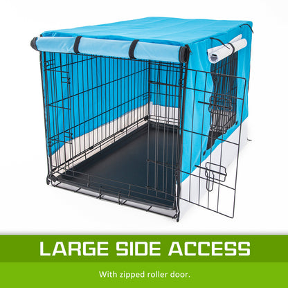 Cage Cover Enclosure for Wire Dog Cage Crate 30in BLUE