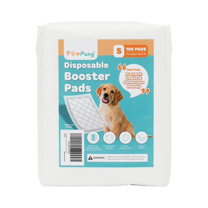 100X Pet Dog Diaper Liners Booster Pads Disposable Adhesive Travel S