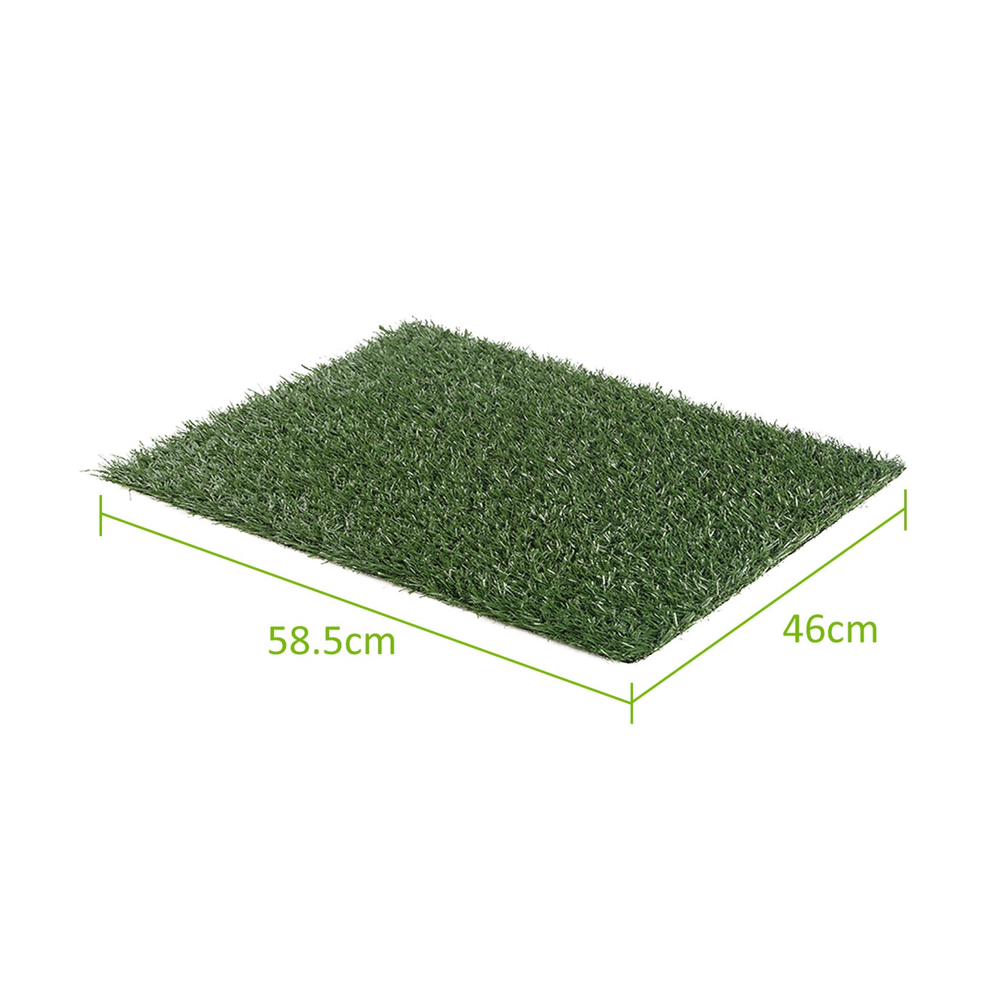 4 Grass Mat 58.5cm x 46cm for Pet Dog Potty Tray Training Toilet