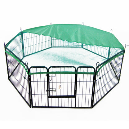 Net Cover Green for Pet Playpen Dog Cage 32in