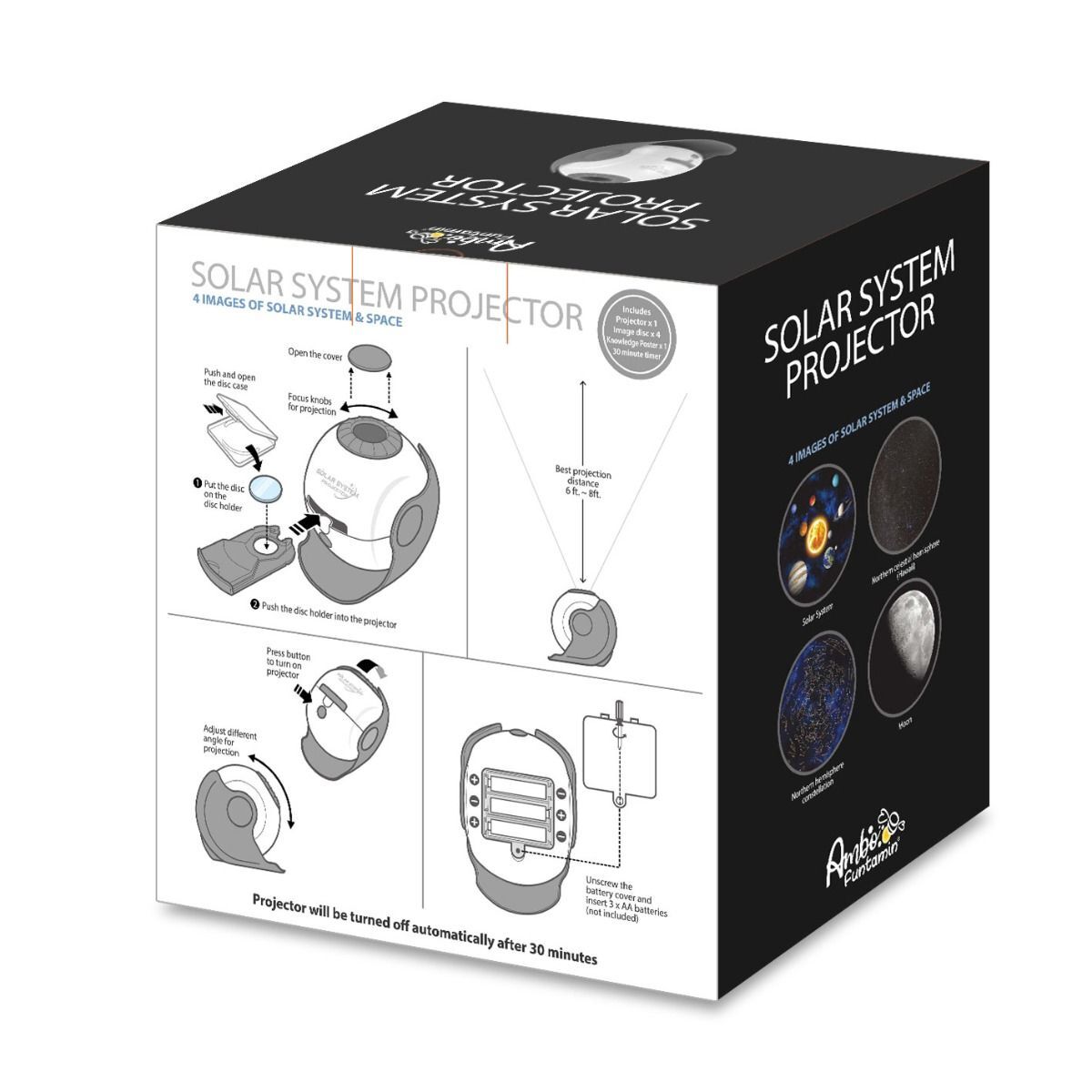 Solar System Star Light Projector STEM Toy - Space Planet Moon Galaxy Night Lights