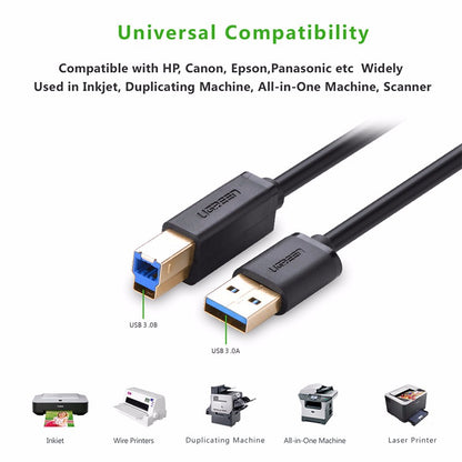 UGREEN USB 3.0 A Male to B Male Cable 2M (10372)