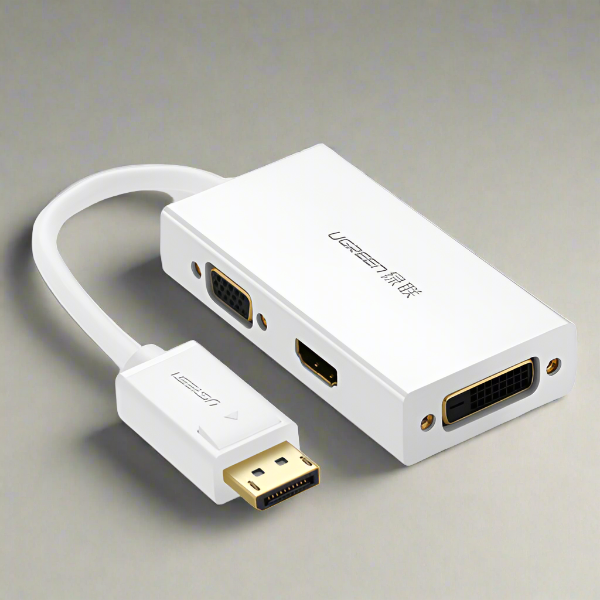 UGREEN DP to HDMI /VGA/DVI converter - White (20419)