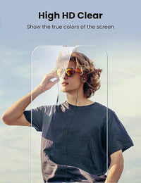 UGREEN 80969 Full Coverage HD Tempered Glass Screen Protector with Precise-Align Applicator for iPhone 13 Pro Max / 14 Plus (2-Pack)