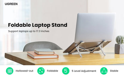 UGREEN 90312 Foldable Laptop Stand (Space Gray)