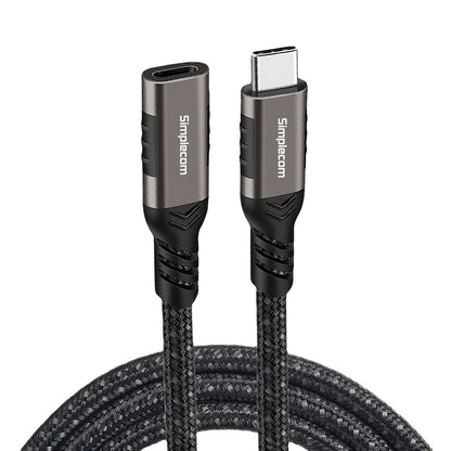 Simplecom CAU610 USB-C Male to Female Extension Cable USB 3.2 Gen2 PD 100W 20Gbps 1M