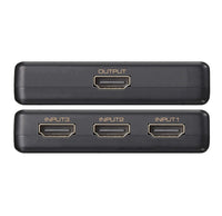 Simplecom CM303 Ultra HD 3 Way HDMI Switch 3 IN 1 OUT Splitter 4K@60Hz