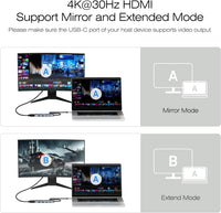 BENFEI USB C Hub 5-in-1 with 4K HDMI(Certified) Aluminum Case