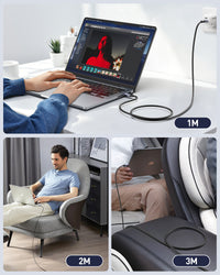 BENFEI 369GY 2M USB 3.0 to USB C Cable, 5Gbps High-Speed Data Sync & 3A Charging