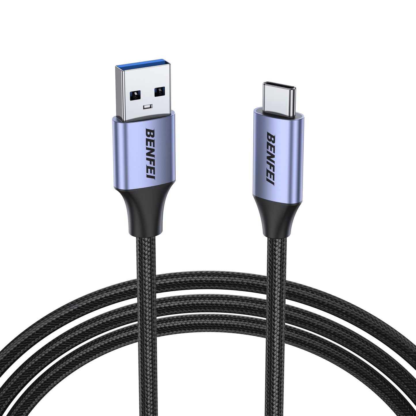 BENFEI 369GY 3M USB 3.0 to USB C Cable, 5Gbps High-Speed Data Sync & 3A Charging