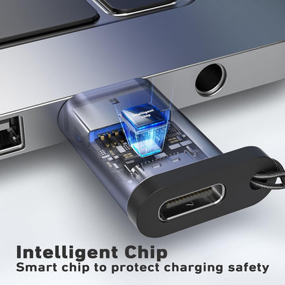 BENFEI 407GY USB Type-A to USB-C Adapter Male to Female Supporting 5V 3A Charging and 10Gbps Data Transmit