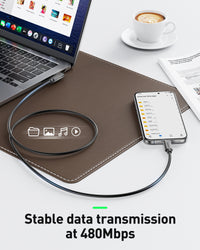 BENFEI 428BK-1M USB C to Right Angle USB C Cable , 90-dgree Angled USB 2.0 Type C Charger Cable, 3A Fast Charging & 480Mbps Data Sync, Durable PVC