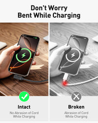 BENFEI 428BK-1M USB C to Right Angle USB C Cable , 90-dgree Angled USB 2.0 Type C Charger Cable, 3A Fast Charging & 480Mbps Data Sync, Durable PVC