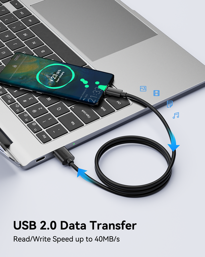 BENFEI 436BK-3M USB 2.0 Male to Micro USB Data Cable 3M