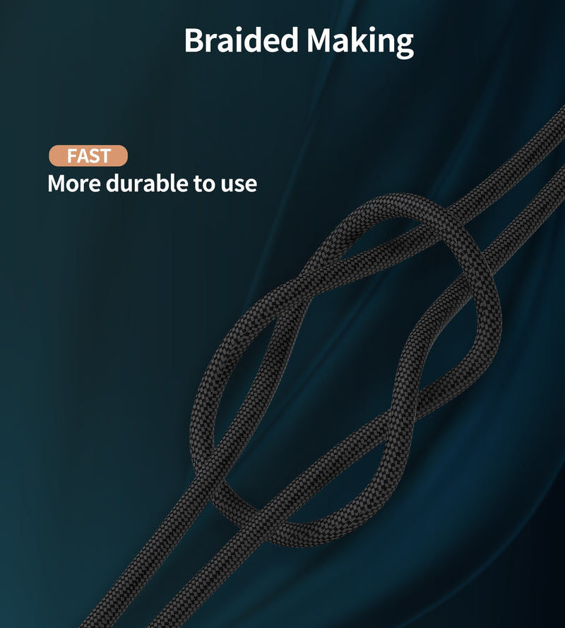 CHOETECH CC1001 Smart PD60W 4-in-1 USB C to C cable 1.2M