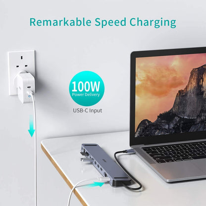 CHOETECH HUB-M20 USB-C 11-in-1 Multifunction Adapter