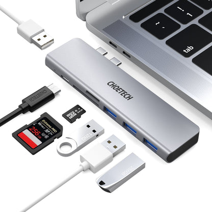 CHOETECH HUB-M23 7-in-1 MacBook Pro USB Adapter