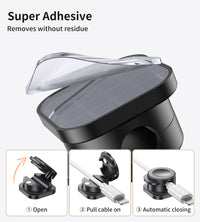 CHOETECH MCC001-BK 6 Pack Professional grade Magnetic Lock Cord Holder Clips Black