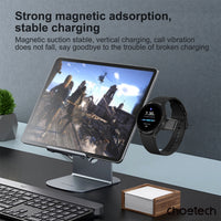 CHOETECH T606-F USB-A +USB-C Magnetic Charger for Samsung & Apple Watch