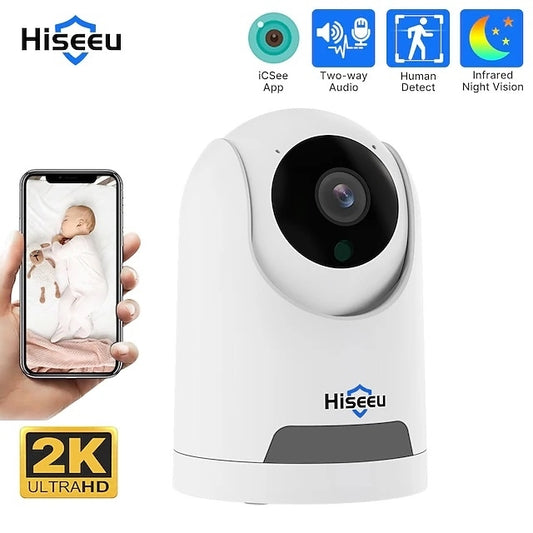 Hiseeu FH2E 4MP WiFi Security Camera - Smart Home Surveillance System