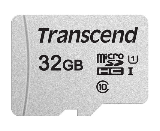 TRANSCEND TS32GUSD300S 32GB UHS-I U1 microSD w/o Adapter  (microSDHC I, C10, U1)