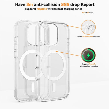 Ultimake Shockproof Transparent Magsafe Cover Case for iPhone 16 Pro Max