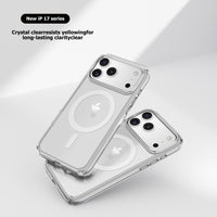 UTIA Ultimake Shockproof Transparent Case Cover With Magnetic Ring for iPhone 17 Pro Max