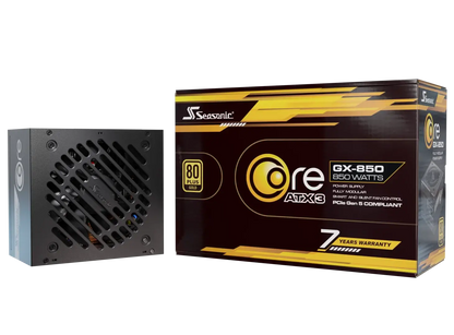 Seasonic Core GX-850 ATX3 80 Plus Gold Full Modular 850W PSU (SRP-CGX851-A5A32SF)